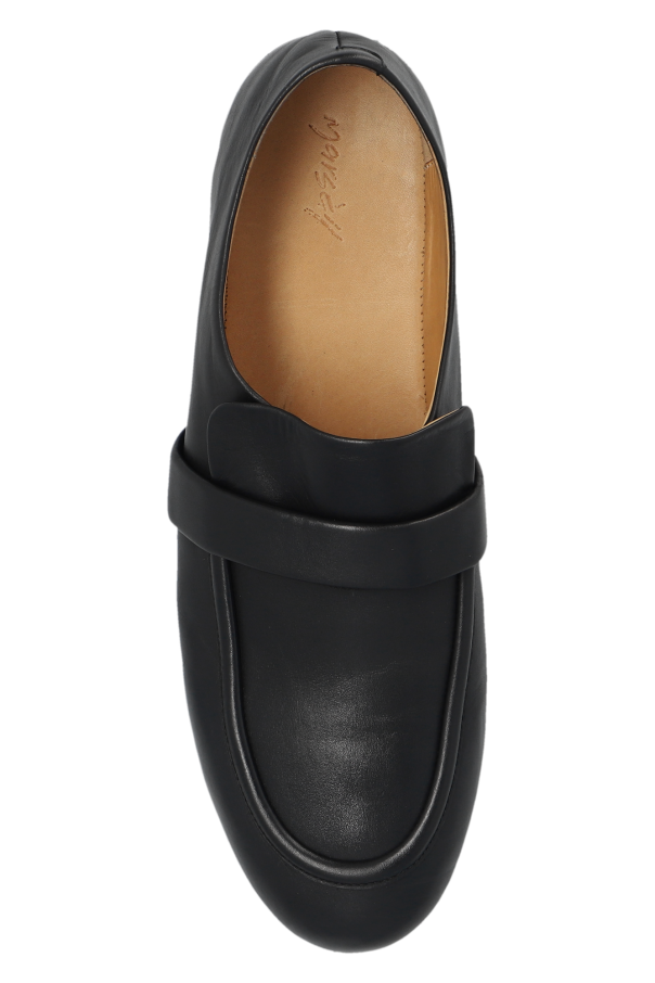 Black 'Steccoblocco' loafers Marsell - cut-out leather ankle